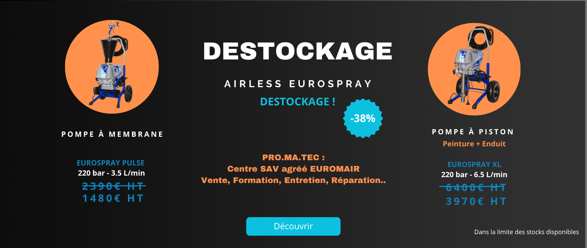 promotion-pompe-airless-xl-pulse-promatec-euromair-destockage